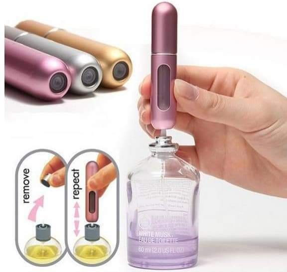 Lot de 3 Flacons de vaporisateur de parfum - Multicolore