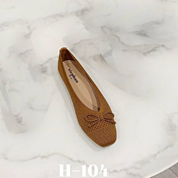 Ballerines élégantes plates - Camel