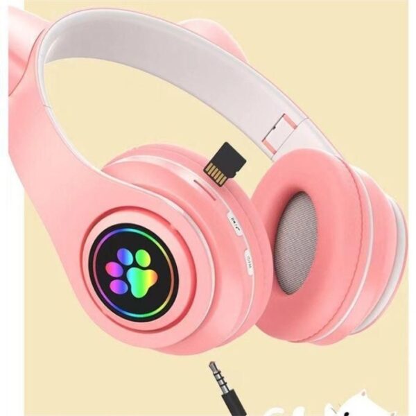 Casque Bluetooth sans Fil pour Enfants ROSE