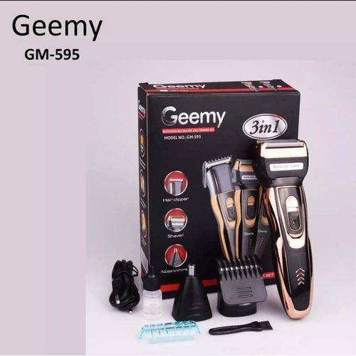 Geemy Tondeuse Electrique 3 En 1 Rechargeable - Rasoir