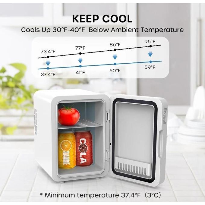 Mini Réfrigérateur Portable De Voiture Et Maison 4 L – Image 2