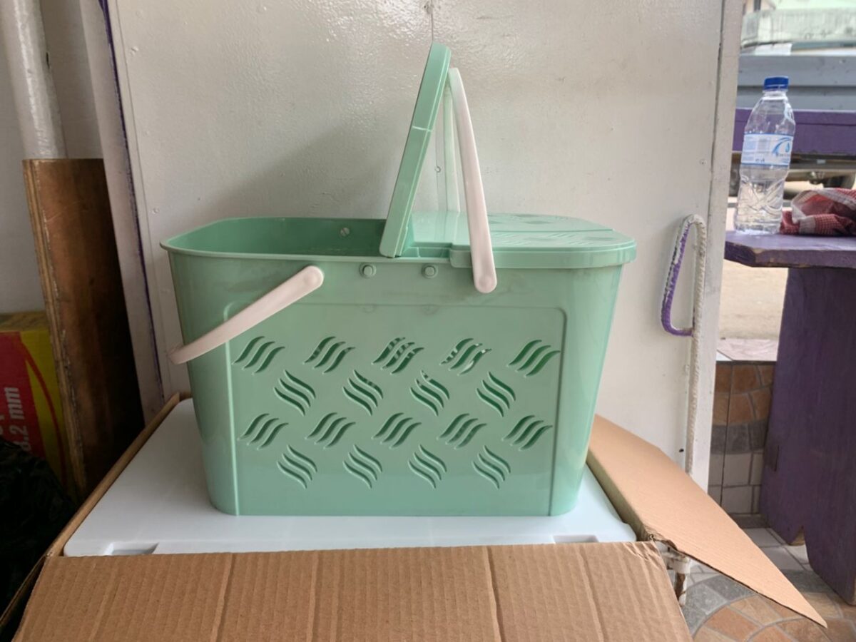 Panier de marché élégant - femme et homme vert – Image 2