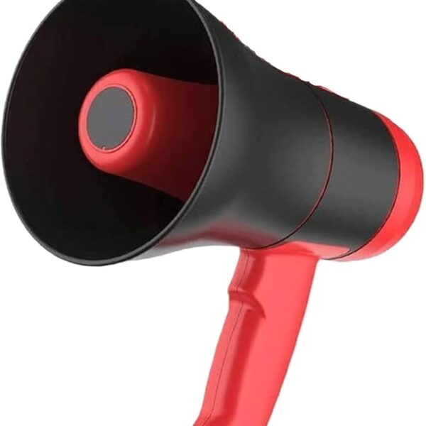 Mégaphone Portable Bluetooth, Enregistrement, USB, Carte Mémoire Avec Batterie Rechargeable