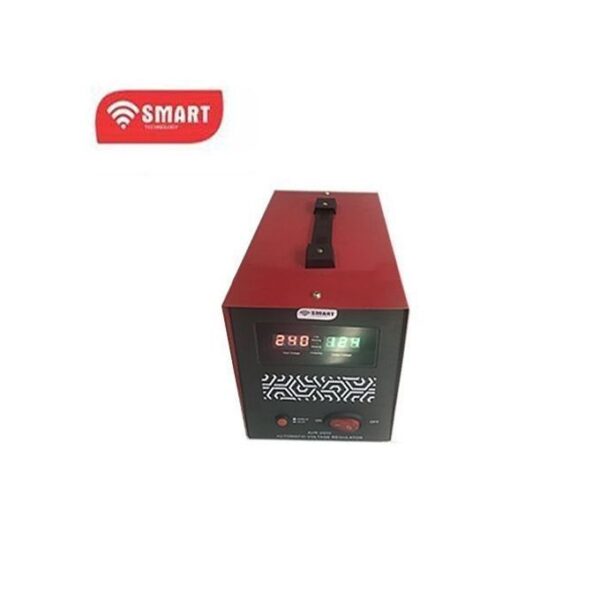Smart TECHNOLOGY Régulateur De Tension Automatique - AVR-2000Va - 2000 Va - Rouge