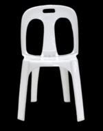 Chaise en Plastique Confortable et Légère – Design ouvert blanc