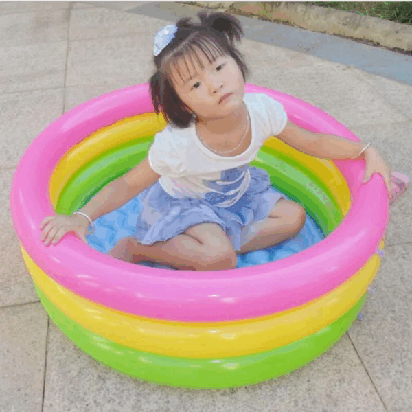Piscine gonflable en plastique pour enfants jardin