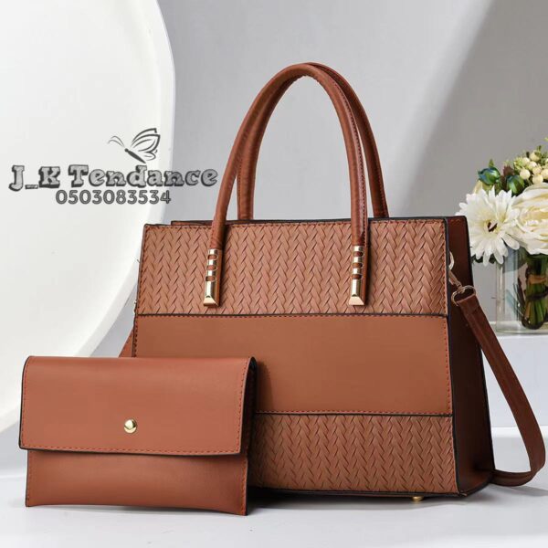 BEAU Sac à main dame 2 en 1 - Marron