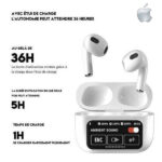 AirPods A10 Ecouteurs Bluetooth sans fil avec écran tactile couleur ENC-HIFI – Image 2