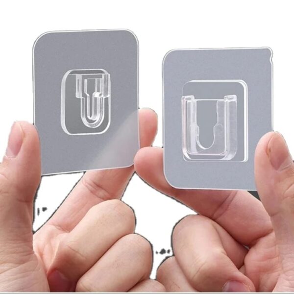 Lot de 12 accroches adhésif multifonction