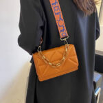 Mini Sacs Carré à Bandoulière Et Main De Mode Pour Femme - Marron – Image 3