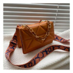 Mini Sacs Carré à Bandoulière Et Main De Mode Pour Femme - Marron