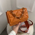 Mini Sacs Carré à Bandoulière Et Main De Mode Pour Femme - Marron – Image 4