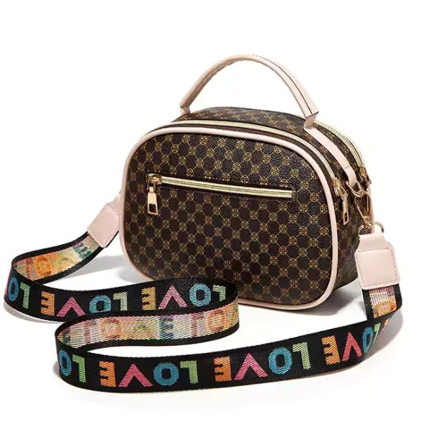 Sacs à Bandoulière Love De Mode Elégant Pour Femme - Marron