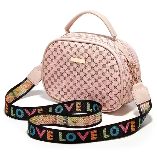 Sacs à Bandoulière Love De Mode Elégant Pour Femme - Rose