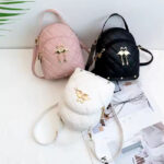 Mini Sac à Dos Et Bandoulière De Mode Pour Femmes Très Elégant - Noir – Image 5