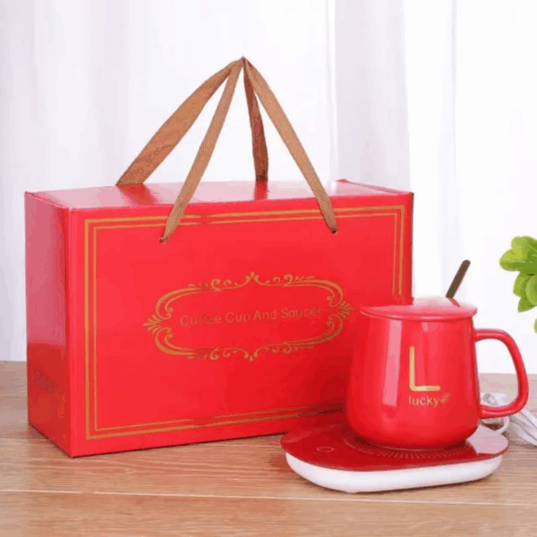 Tasse Chauffante 55° - Tasse en céramique - Rouge