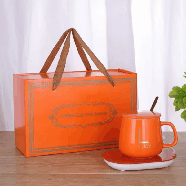 Tasse Chauffante 55° - Tasse en céramique - Orange
