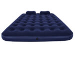 Matelas gonflable double a Surface en Velour avec pompe – Image 2