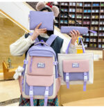 Sac à dos imperméable 4 en 1 - Violet