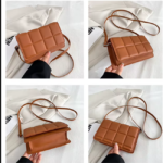 Mini Sacs Carré à Bandoulière Et Main De Mode Pour Femme - Marron – Image 3