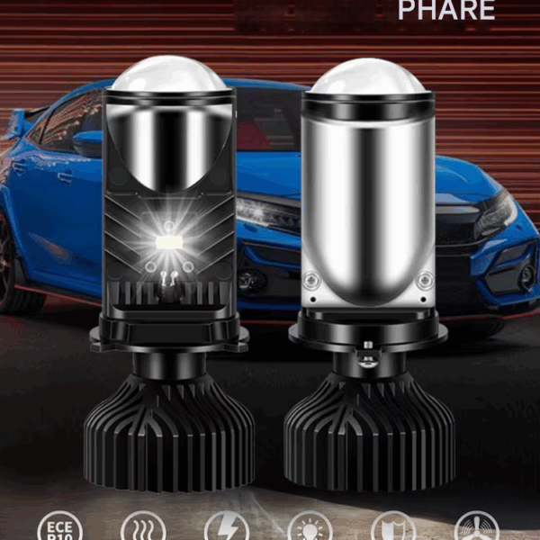 Ampoule Projecteur LED à laser longue portée H4