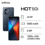 Infinix HOT 50i - 128Go + 4Go - 8 MP - 5000 MAh – Image 3