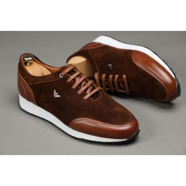 Chaussures Baladeuse homme cuir marron