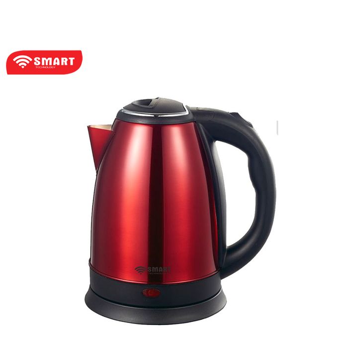 SMART TECHNOLOGY Bouilloire - Stpe-249R - 1.8 L - Rouge Bordeaux/Noir
