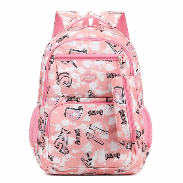 Sac à Dos D'école CM-Collège - ROSE
