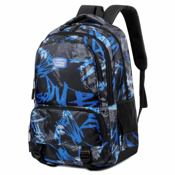 Sac à Dos D'école Collège -Lycée - Bleu/noir