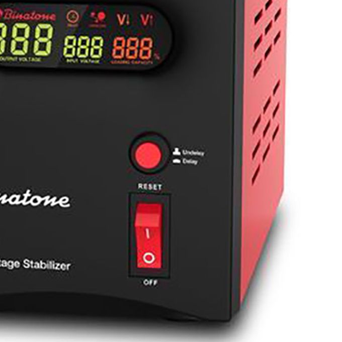 Binatone Stabilisateur Régulateur De Tension - DVS-1000 - Rouge/Noir – Image 3