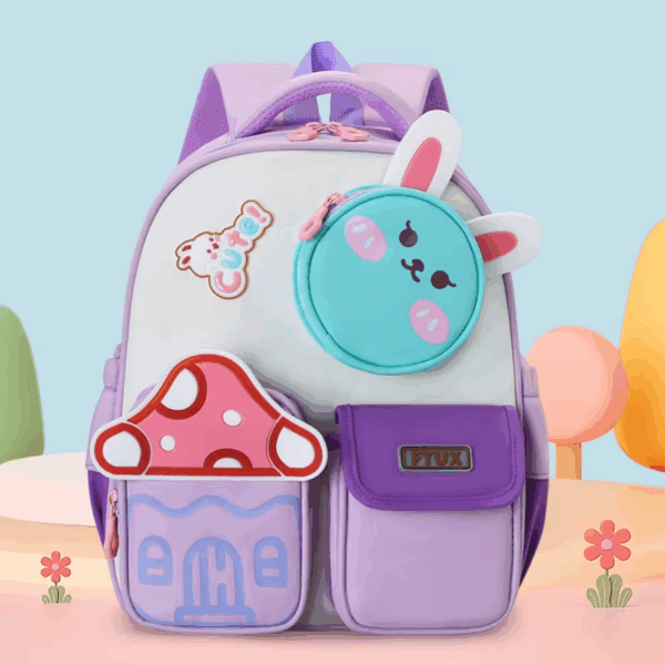 Sac à dos pour enfant violet - CP et CE