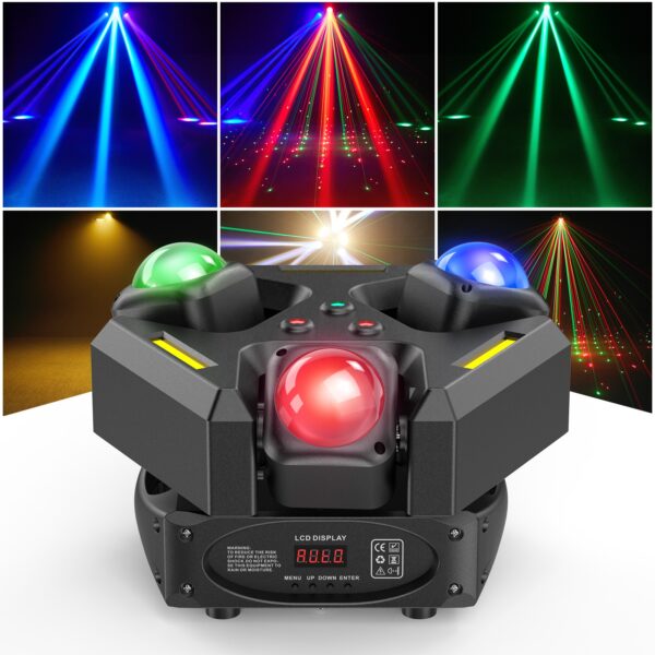 Projecteur Tête mobile Led rotative 120W