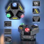 Projecteur Tête mobile Led rotative 120W – Image 4