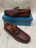 Mocassin En Cuir Pour Homme - Marron