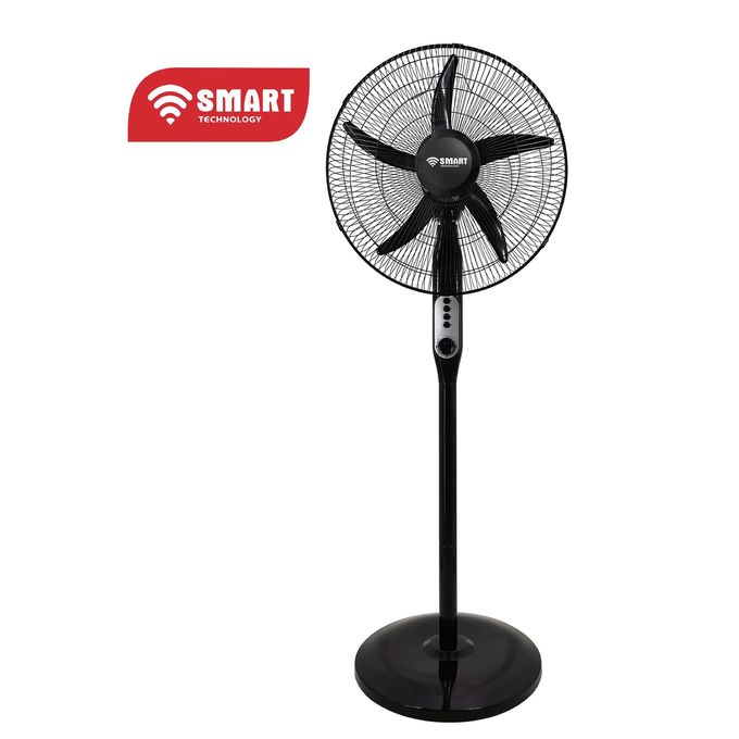 1 - 2025-09-16T131732.756 SMART TECHNOLOGY 18" Ventilateur Silencieux Anti-Moustique(STV-B1837C)-Noir-80W-5 Hélices – Image 1