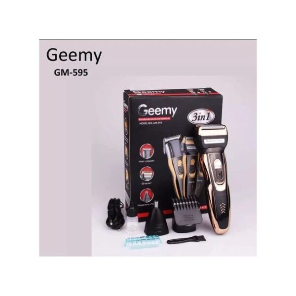 Geemy Tondeuse Electrique 3 En 1 Rechargeable - Rasoir