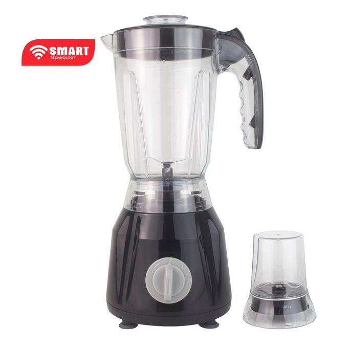 1 - 2025-09-18T114514.370 SMART TECHNOLOGY Blender Incassable STPE-2222ILB - 350 W – 1.5 Litres- Mélangeur 2 en 1 Avec Broyeur- Noir – Image 1
