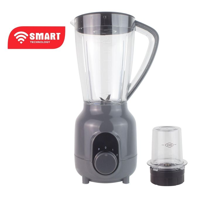 1 - 2025-09-18T115146.623 SMART TECHNOLOGY Blender Incassable STPE-2525ILB - 350 W – 1.5 Litres- Mélangeur 2 En 1 Avec Broyeur- Gris – Image 1