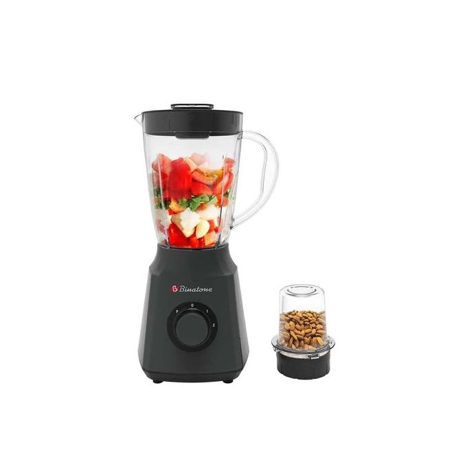 1 - 2025-09-19T160929.286 Binatone Blender BLG-412 - 300 W - 1.5 L - Gris – Image 1