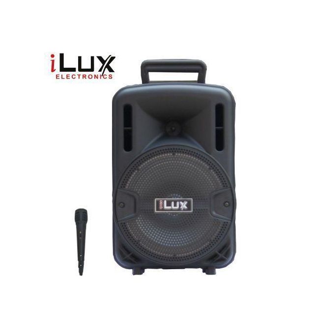 1 - 2025-09-22T145325.404 Enceinte Bluetooth Rechargeable Avec Micro - ILPS-8010 - USB - FM - Noir – Image 1