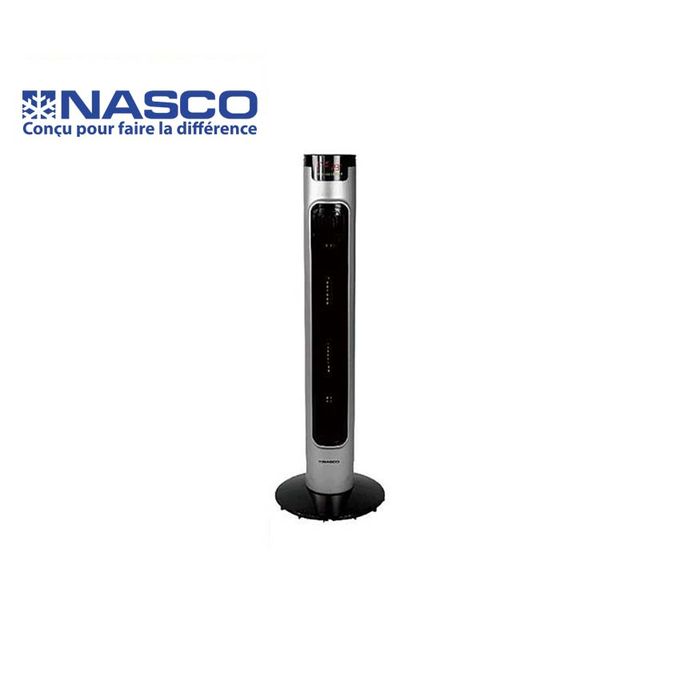 1 - 2025-09-23T131459.309 Nasco Ventilateur Tour 32" - 50W - 3 Vitesses - Vent_Lg32-06R - Noir – Image 1