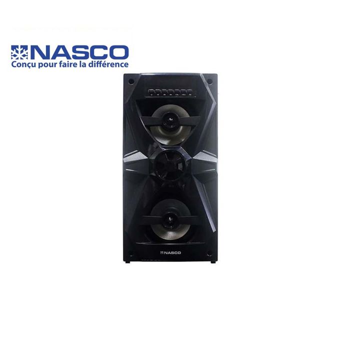 1 - 2025-09-24T140244.031 Nasco Enceinte Bluetooth Portable - SW-100B - 6W - Usb - Radio Fm - MP3 - Carte mémoire - Noir – Image 1
