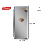 SMART TECHNOLOGY Congélateur Vertical 6 Tiroirs - STCD-335H - 180L - Argent - 12 Mois De Garantie - Argent