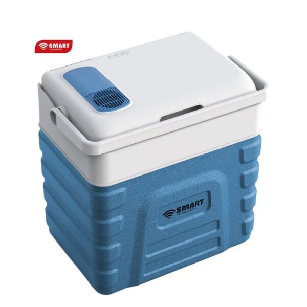 SMART TECHNOLOGY Glacière Rechargeable - STCP-88D - 25L - Bleu / Blanc