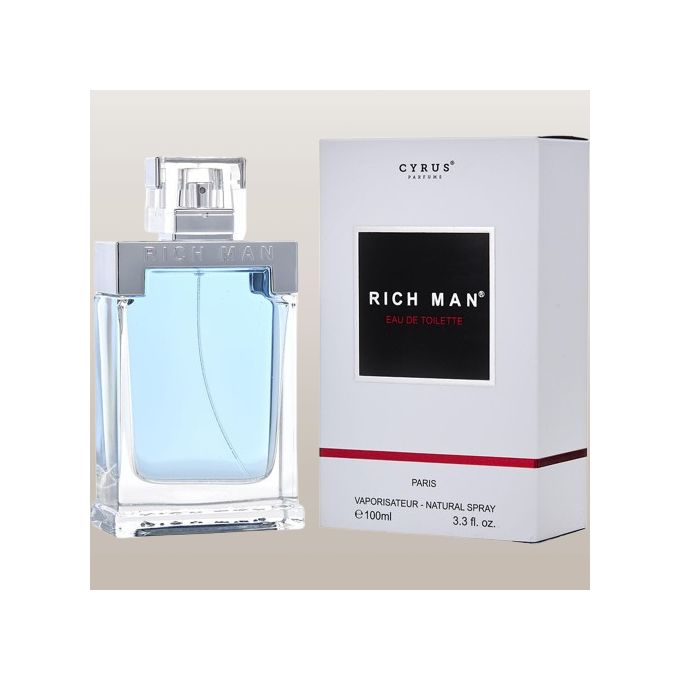 1 (98) RICH MAN Eau De Toilette Rich Man Aqua 100Ml – Image 1