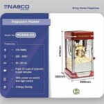 Nasco Machine à Popcorn - PC5400-GS - Rouge – Image 2