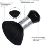 Ensemble De 3 Outils De Coiffure - Brosse Plumeau Barbier + Cape De Coupe De Cheveux + Papier Cou – Image 2