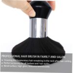 Ensemble De 3 Outils De Coiffure - Brosse Plumeau Barbier + Cape De Coupe De Cheveux + Papier Cou – Image 4
