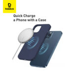 Mini chargeur magnétique sans fil 15W BLEU PD, tapis de charge rapide – Image 4